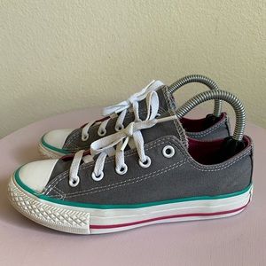 Converse Gray and Pink Little Kids size 1